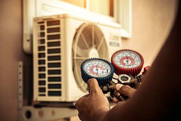Professional Ductwork Repair technician working in Ocean Grove, MA